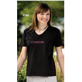 Hanes Ladies V-Neck Tee